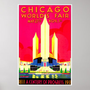 Chicago 1911 Worlds Fair ポスター
