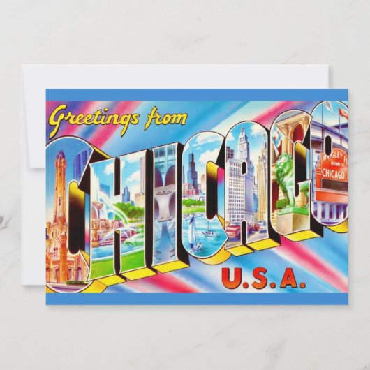 Chicago 5x7 Big Postcard (正面)