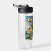 Chicago Art Institute in winter poster ウォーターボトル (右面)