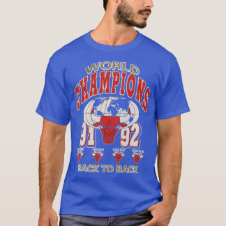 Chicago Basketball Back To Back 91-92 Tシャツ