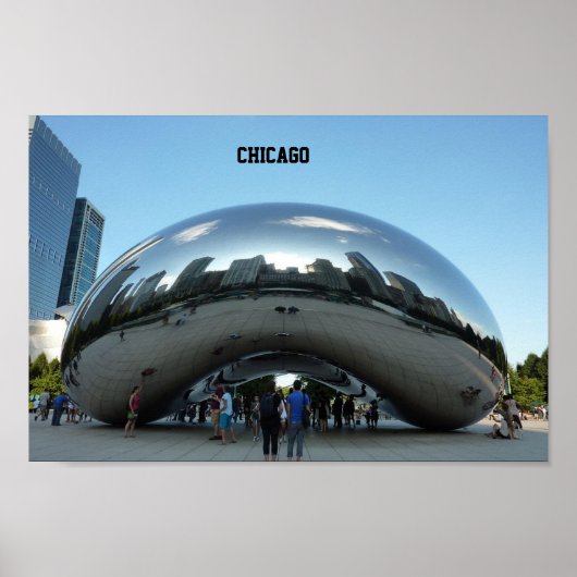 Chicago Bean Landmark ポスター (正面)