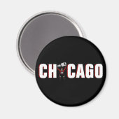 Chicago Blackhawks：スタンリー杯チャンピオン マグネット (正面/裏面)