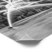 Chicago Buckingham Grayscale ポスター (角)