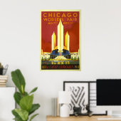 Chicago Century of Progress - World's Fair Poster ポスター (ホームオフィス)