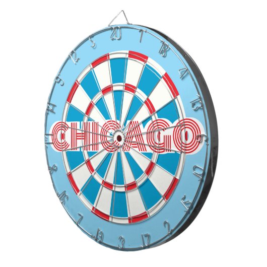CHICAGO Chitown Pride ダーツボード (正面右)
