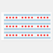 Chicago city flag custom multipurpose labels ラベル (シート)