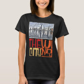 Chicago City Skyline  Chicago Skyline Silhouette Tシャツ (正面)