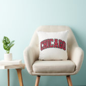 Chicago Classic Bold Typography Design for City クッション (椅子)
