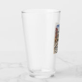 Chicago El Train in the Winter Snow タンブラーグラス (右)