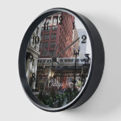 Chicago Elevated Loop Train 壁時計 (傾斜)