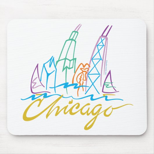 CHICAGO-EMB マウスパッド (正面)