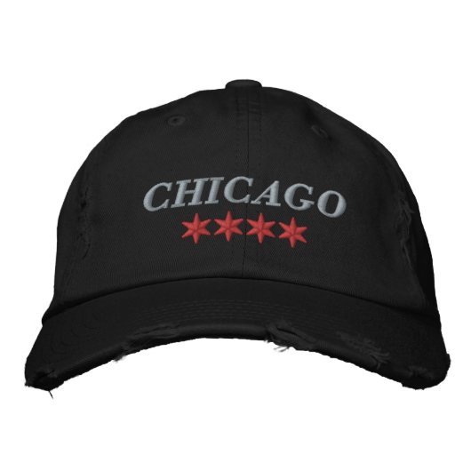 Chicago Embroidered Hat 刺繍入りキャップ (正面)