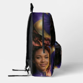 CHICAGO - FEMALE SUPERHERO プリントバックパック (左)