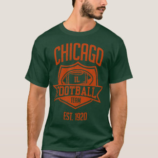 Chicago Football Team Inspired Chicago Bears Illin Tシャツ