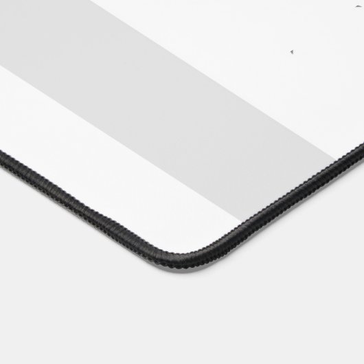 Chicago Gray and White flag デスクマット (コーナー)