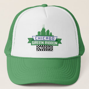 Chicago Green Ribbon Taxi Logo - Fan Art  キャップ