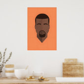 Chicago Hip Hop Inspired Original Icon Design ポスター (キッチン)