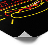 Chicago Hot Dogs And Bbq Condiments  ポスター (角)