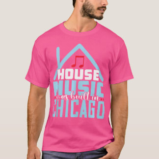 Chicago House Music -ヴィンテージEdm Disco Dj Tシャツ