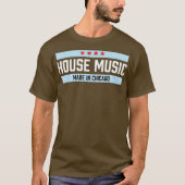 Chicago House Music - Dance Disco DJ Gift Tシャツ (正面)