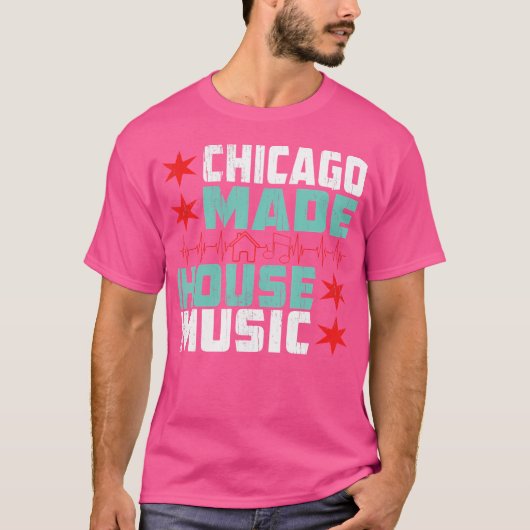 Chicago House Music - Dj引用文Edm Disco Gift Tシャツ (正面)