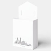 Chicago IL Cityscape Illustration フェイバーボックス (オープン)