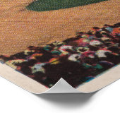 Chicago, IL - Comiskey Park，ホームプレート，ベースバル ポスター (角)