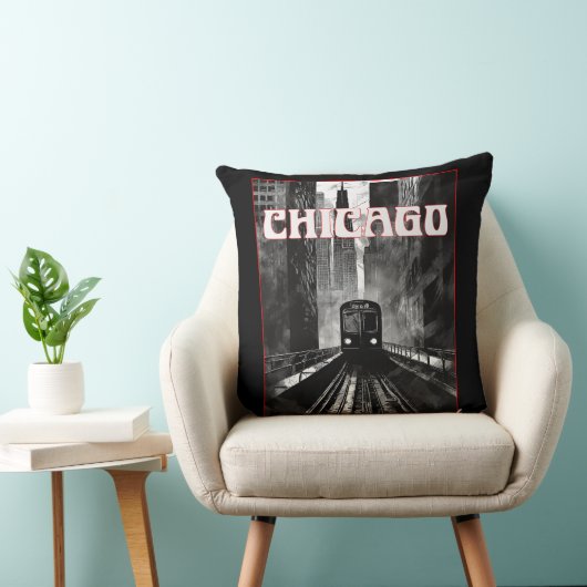 Chicago Illinois クッション (椅子)