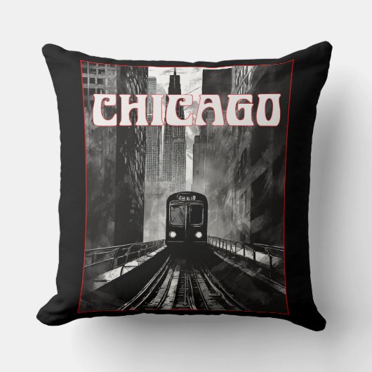 Chicago Illinois クッション (正面)