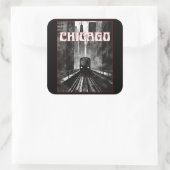 Chicago Illinois スクエアシール (バッグ)