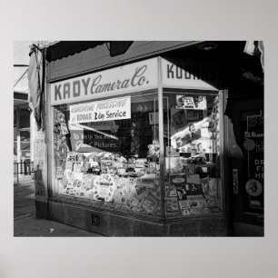 Chicago Illinois Kady Camera Co Store Window 1950s ポスター