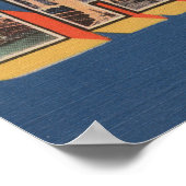 Chicago, Illinois - Large Letter Scenes ポスター (角)