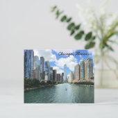 Chicago, Illinois Postcard ポストカード (スタンド正面)