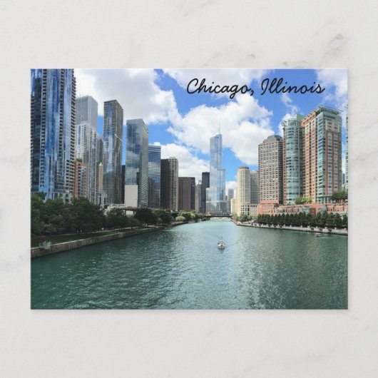 Chicago, Illinois Postcard ポストカード (正面)