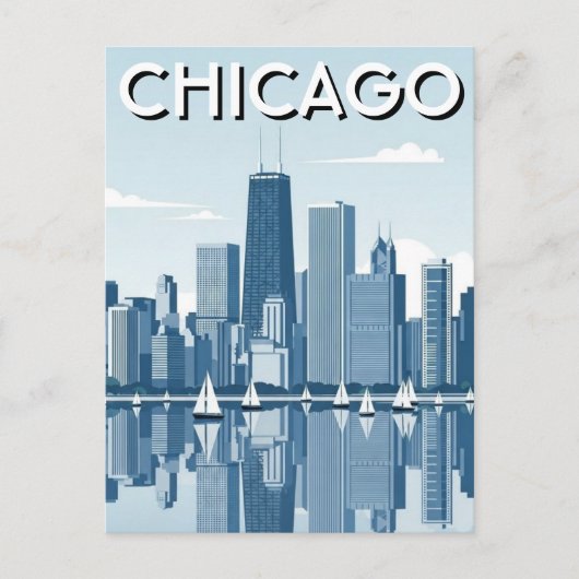 Chicago Illinois Travel ポストカード (正面)