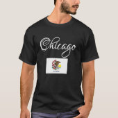 Chicago, Illinois USA 1 Tシャツ (正面)