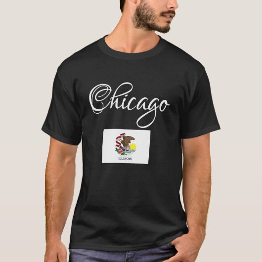 Chicago, Illinois USA 1 Tシャツ (正面)