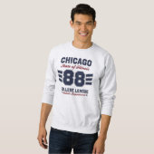 CHICAGO ILLINOIS VARSITY SCRIPT CLASSIC SPORTS JER スウェットシャツ (正面フル)
