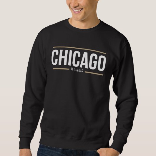 Chicago Illinois Windy City Chi Town Cook County スウェットシャツ (正面)