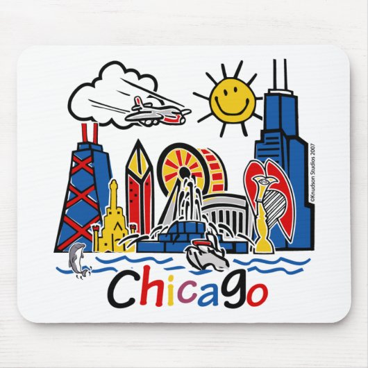 Chicago-KIDS-[変換済み] マウスパッド (正面)