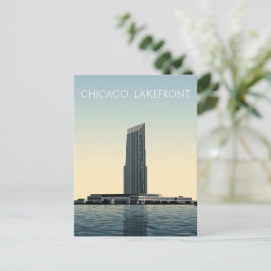Chicago Lakefront: Modern Tower ポストカード (スタンド正面)