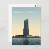 Chicago Lakefront: Modern Tower ポストカード (正面/裏面)