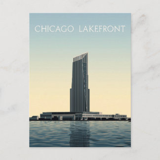 Chicago Lakefront: Modern Tower ポストカード