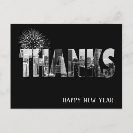 Chicago New Year Business Thank Youポストカード ポストカード