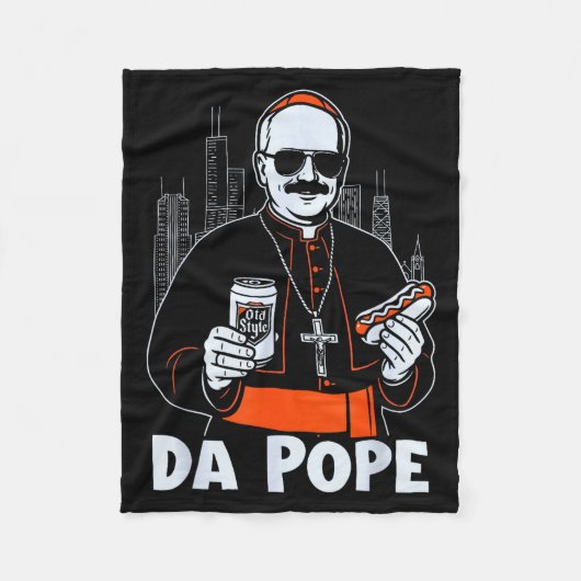 Chicago Pe Leo Xiv Da Pe New Pe Tribute Godmother フリースブランケット (正面)