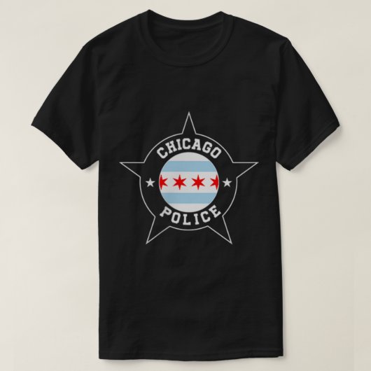 Chicago Police T Shirt  CPD493 Tシャツ (デザイン正面)