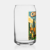 Chicago River Saint Patricks day postcard ガラス缶 (左)