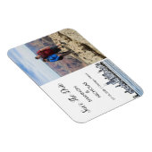 Chicago Skyline婚約写真Save The Date マグネット (右側)