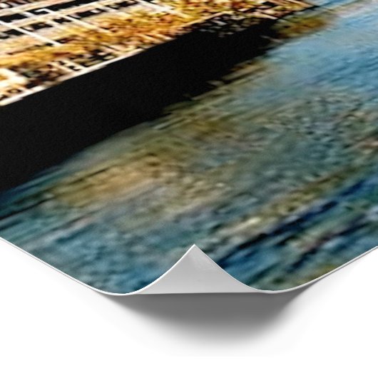 Chicago Skyline ポスター (角)