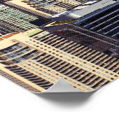 Chicago Skyline and landmarks ポスター (角)